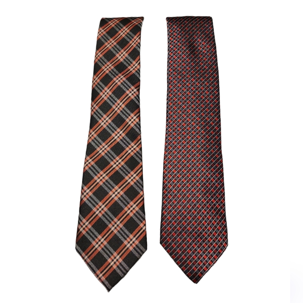 2 Men’s Polyester Ties Bundle